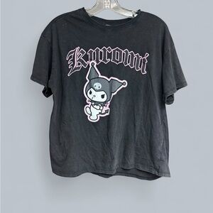 Hello Kitty Kuromi Black Short Sleeve Tee